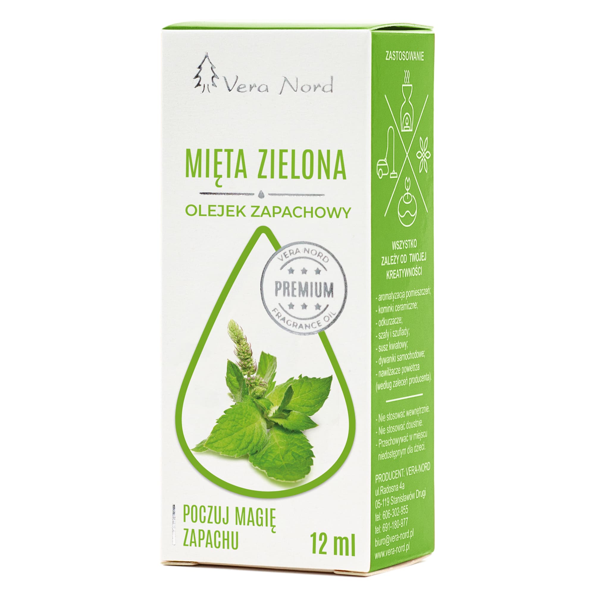 Olejek zapachowy ZIELONA MIĘTA