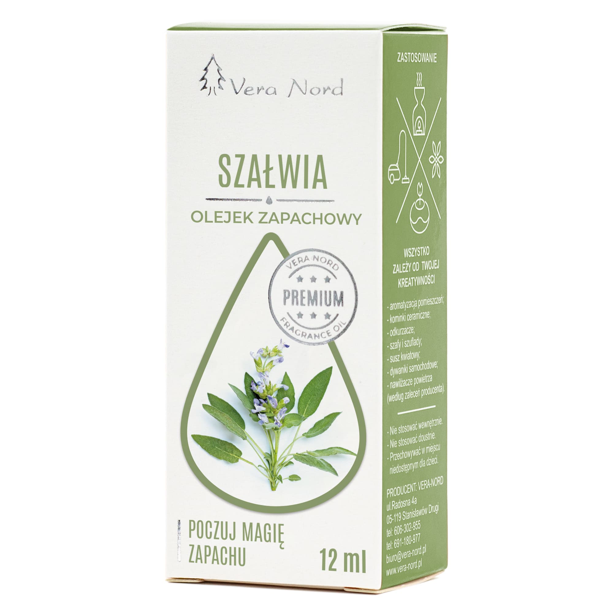 Olejek zapachowy SZAŁWIA